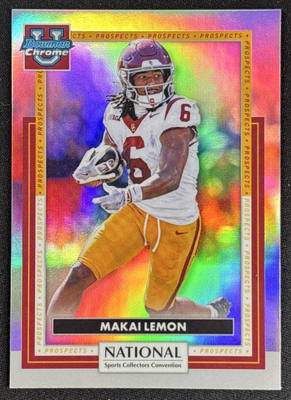 Makai Lemon 2026 Topps NSCC Collection Bowman U Chrome Default Title Sports Trading Cards