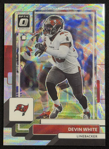 Devin White 2022 Panini Donruss Optic Wave /300 Buccaneers Sports Trading Card