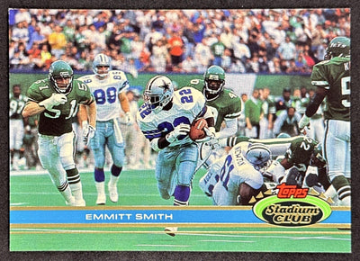 Emmitt Smith 1991 Topps Stadium Club Cowboys Default Title Sports Trading Card