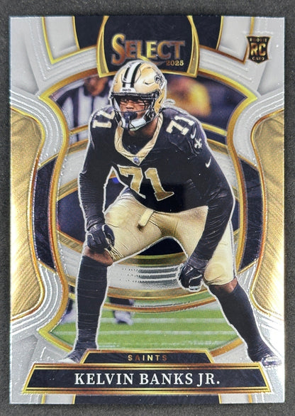 Kelvin Banks Jr. 2025 Select Concourse Saints Sports Trading Cards