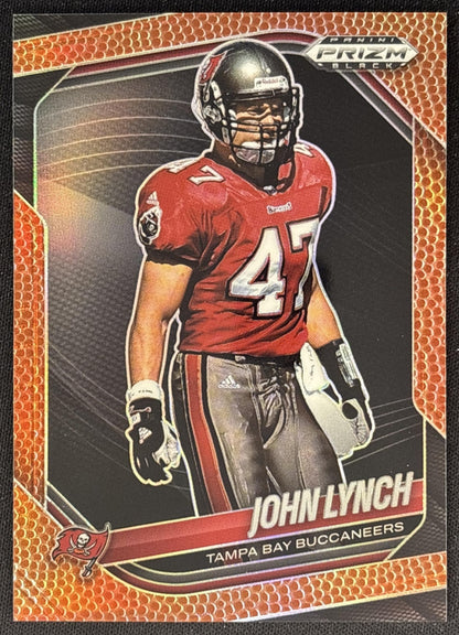John Lynch 2025 Panini Prizm Black Football /225 Buccaneers front