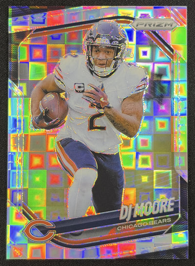 DJ Moore 2025 Panini Prizm Pandora /400 Bears Sports Trading Card