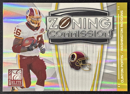Clinton Portis 2008 Donruss Elite Zoning Commission Gold /800 Redskins