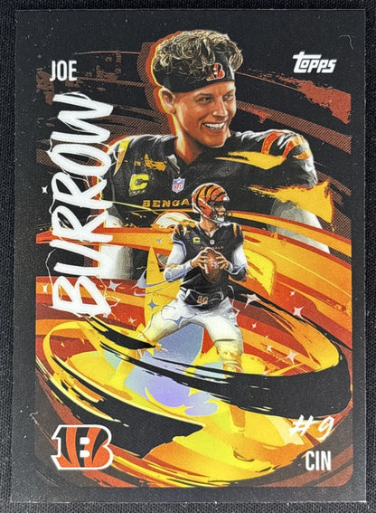 *Damaged* Joe Burrow 2025 Topps Chrome Ultra Violet Bengals Football