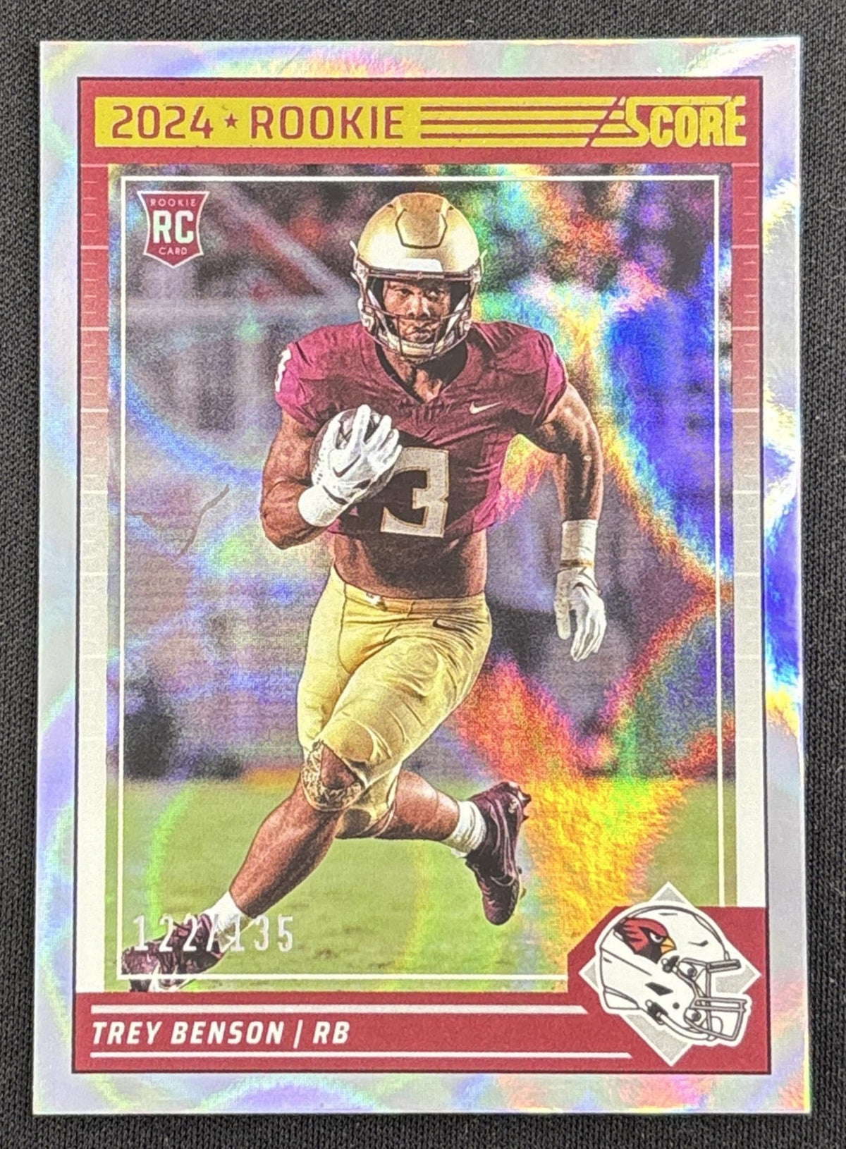 Trey Benson 2024 Panini Score Circular /135 Cardinals