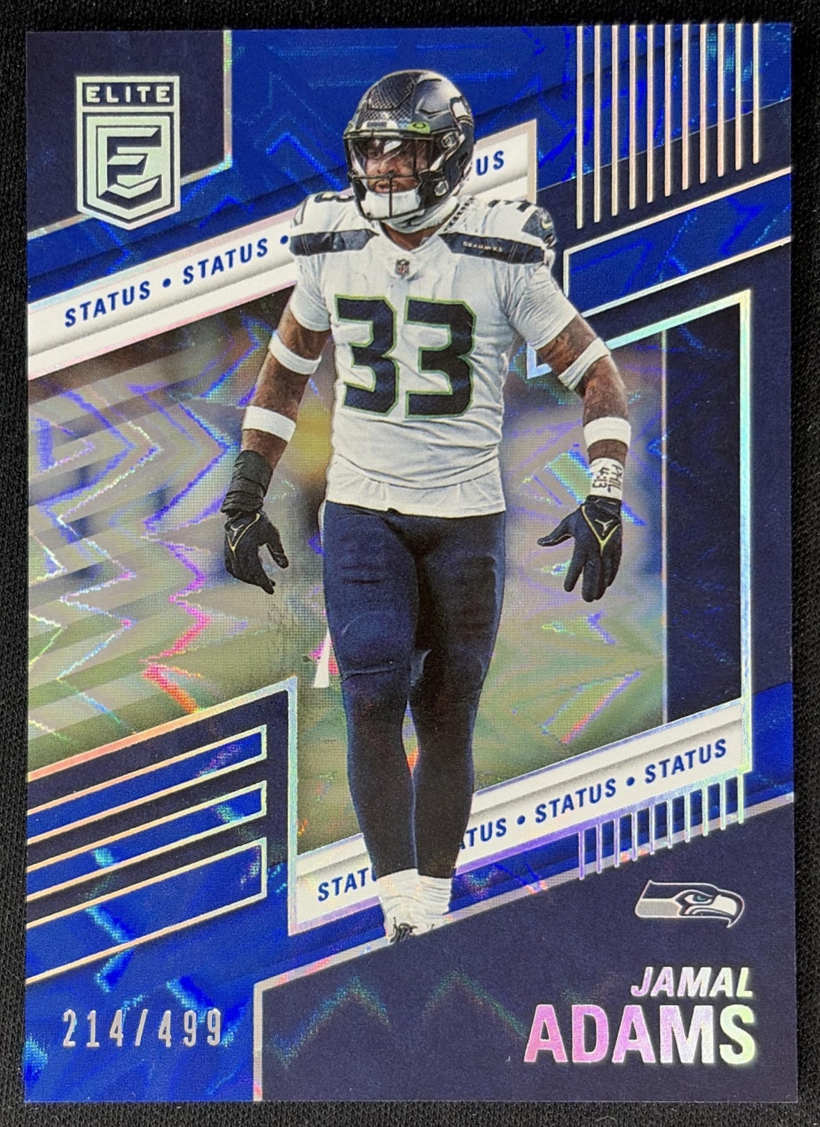 Jamal Adams 2022 Panini Donruss Elite Status Explosion /499 Seahawks front