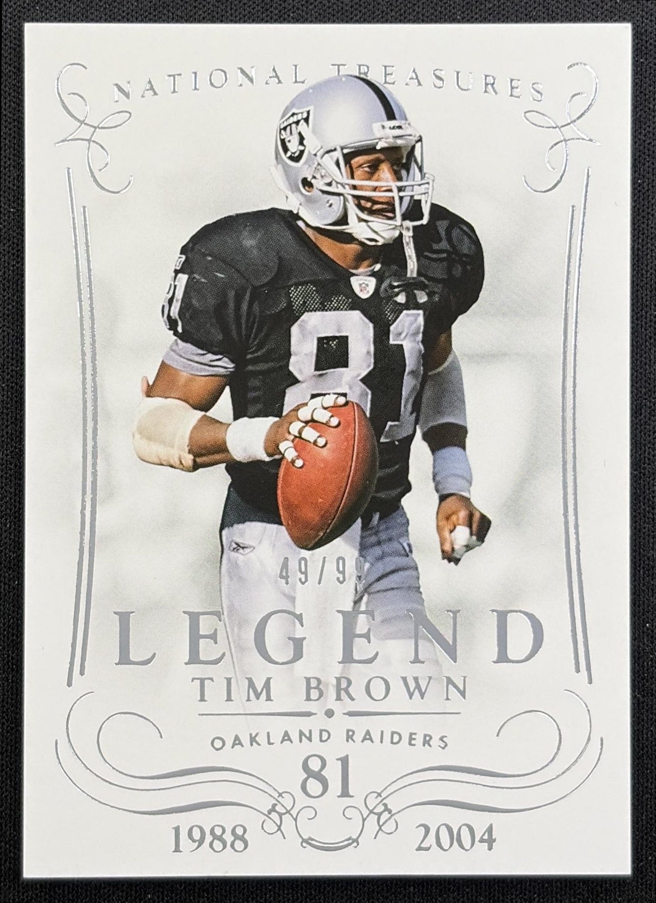 Tim Brown 2014 Panini National Treasures /99 Raiders