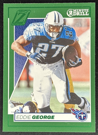Eddie George 2024 Panini Zenith Two Minute Drill Titans Sports Trading Card