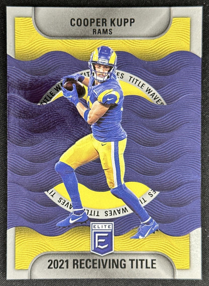 Cooper Kupp 2022 Panini Donruss Elite Title Waves /349 Rams