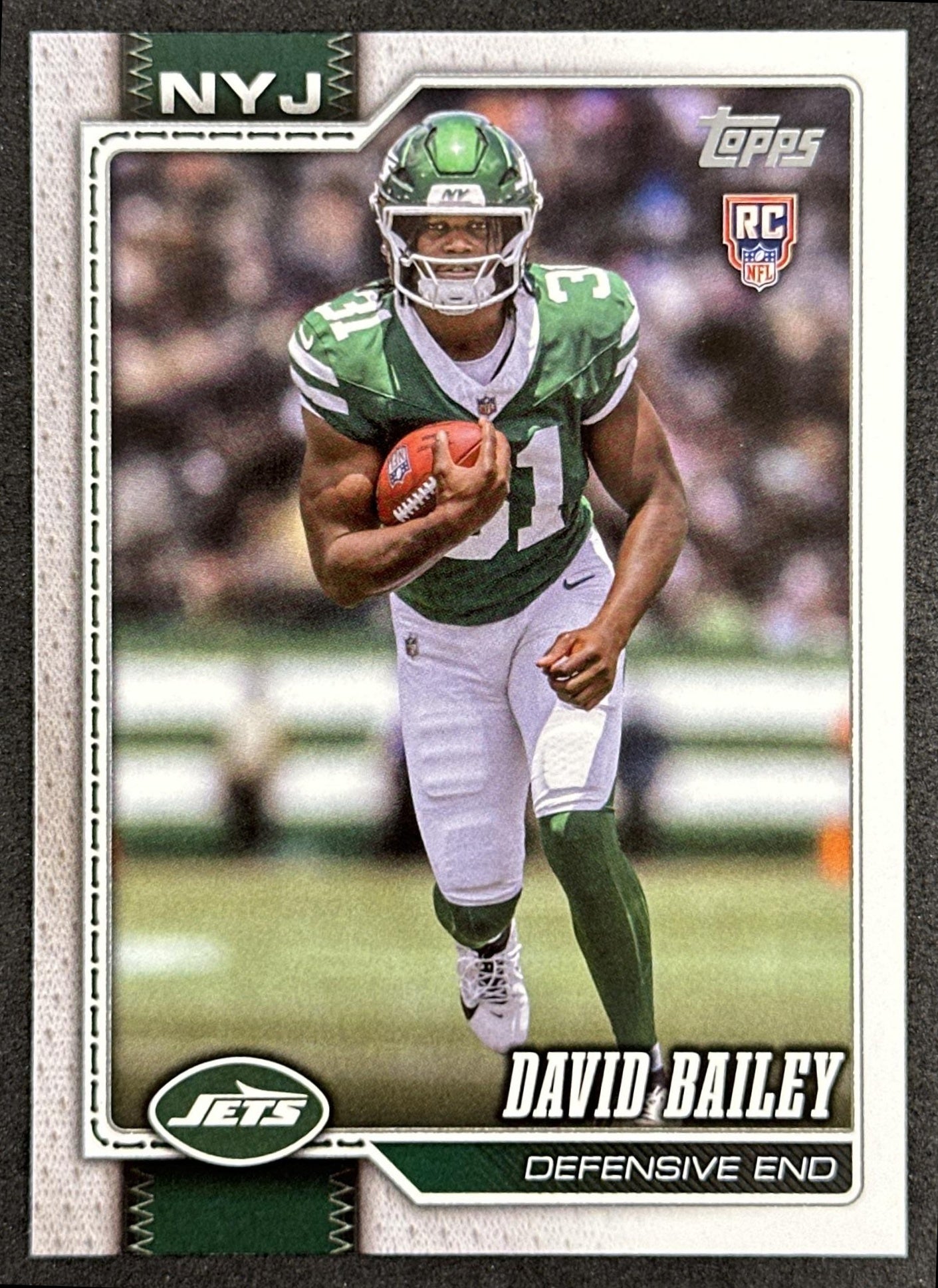 David Bailey 2026 Topps Flagship Rookie Jets Sports Trading Card
