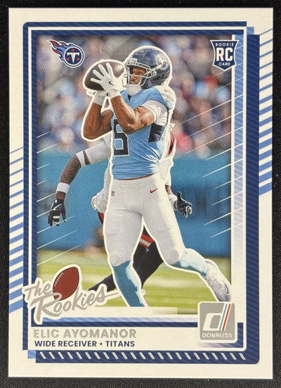 Elic Ayomanor 2025 Panini Donruss Rookies & Highlights Titans Sports Trading Cards