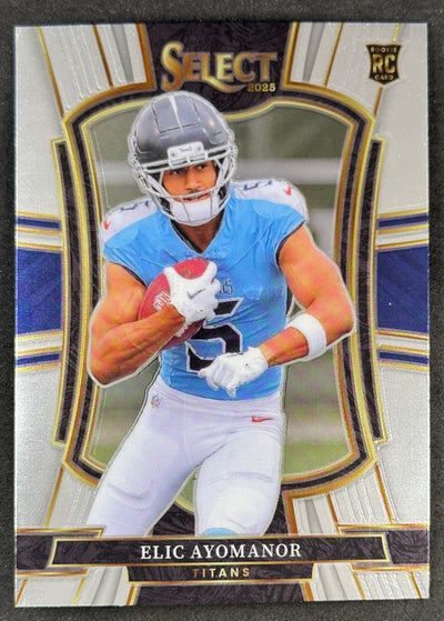 Elic Ayomanor 2025 Select Premier Level Titans Sports Trading Cards