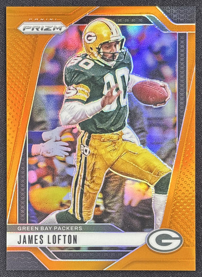 James Lofton 2024 Panini Prizm Orange /249 Packers