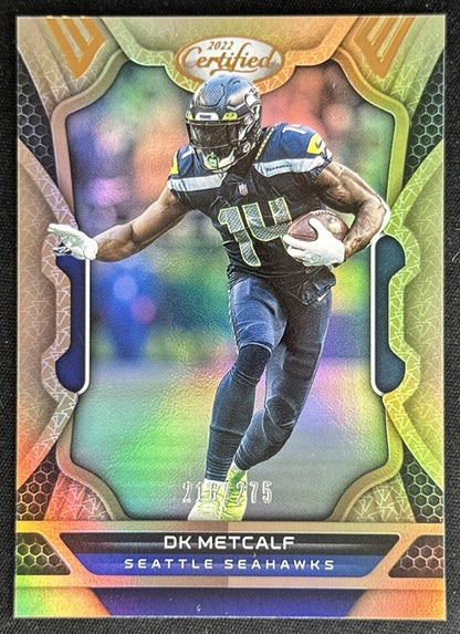 DK Metcalf 2022 Panini Certified Mirror Bronze /275 Seahawks