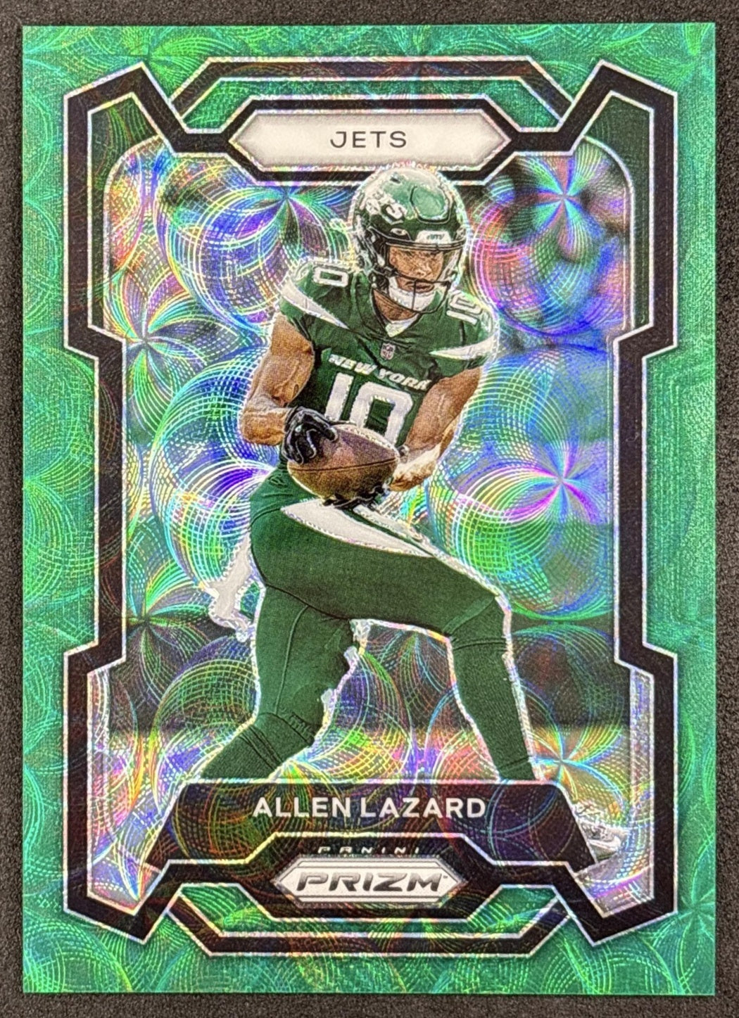 Allen Lazard 2022 Panini Prizm Green Scope /75 Packers front