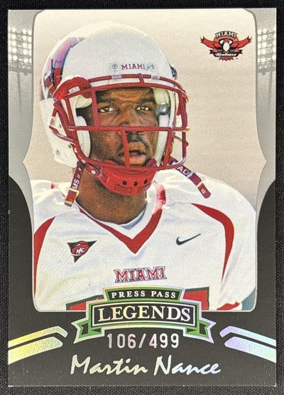 Martin Nance 2006 Press Pass Legends Silver /499
