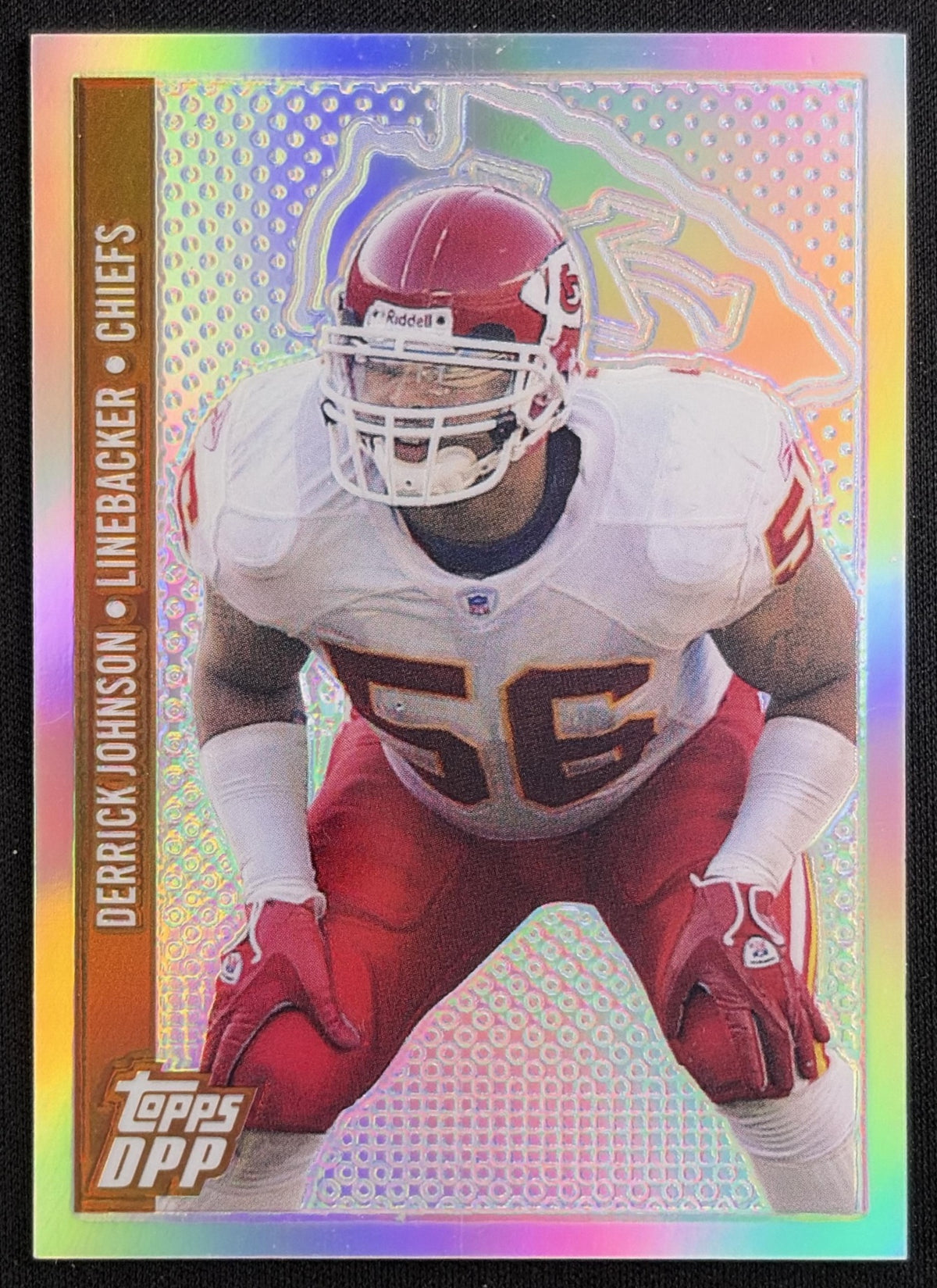 Derrick Johnson 2006 Topps Draft Picks & Prospects Chrome Bronze Refractor /299 Chiefs