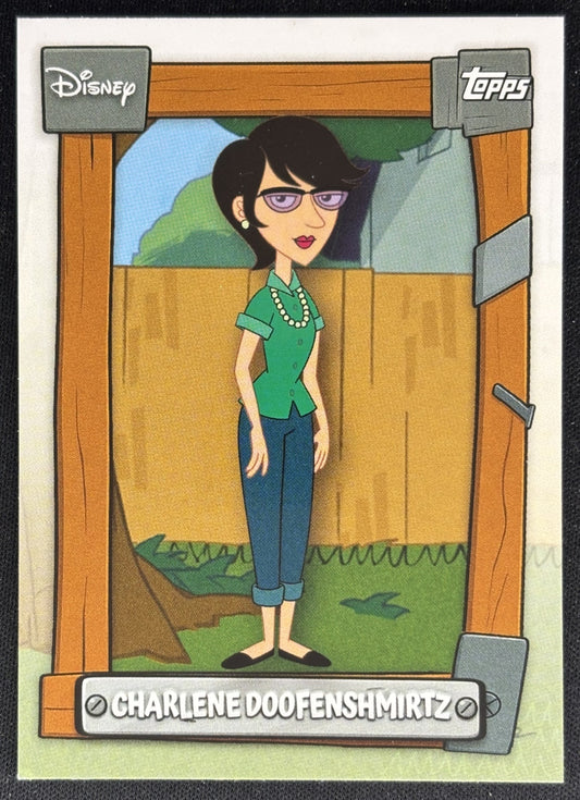Charlene Doofenshmirtz 2026 Topps Disney Neon Phineas & Ferb Non-Sports Trading Cards