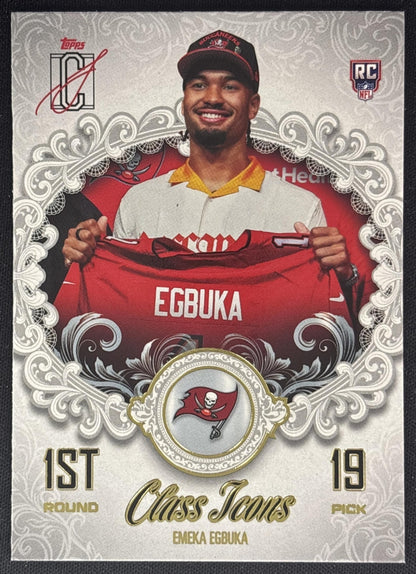 Emeka Egbuka 2025 Topps Signature Class Icons Buccaneers front