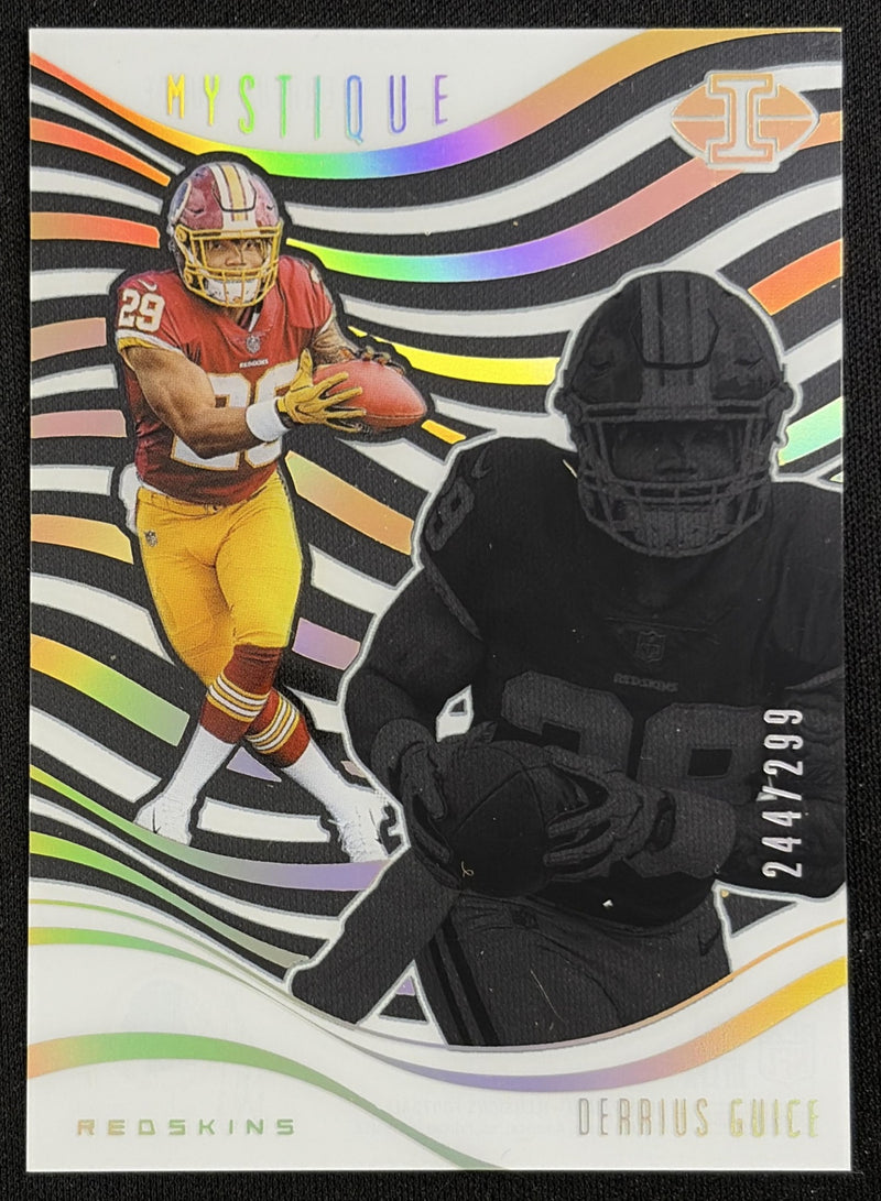 Derrius Guice 2018 Panini Illusions Mystique Gold /299 Redskins