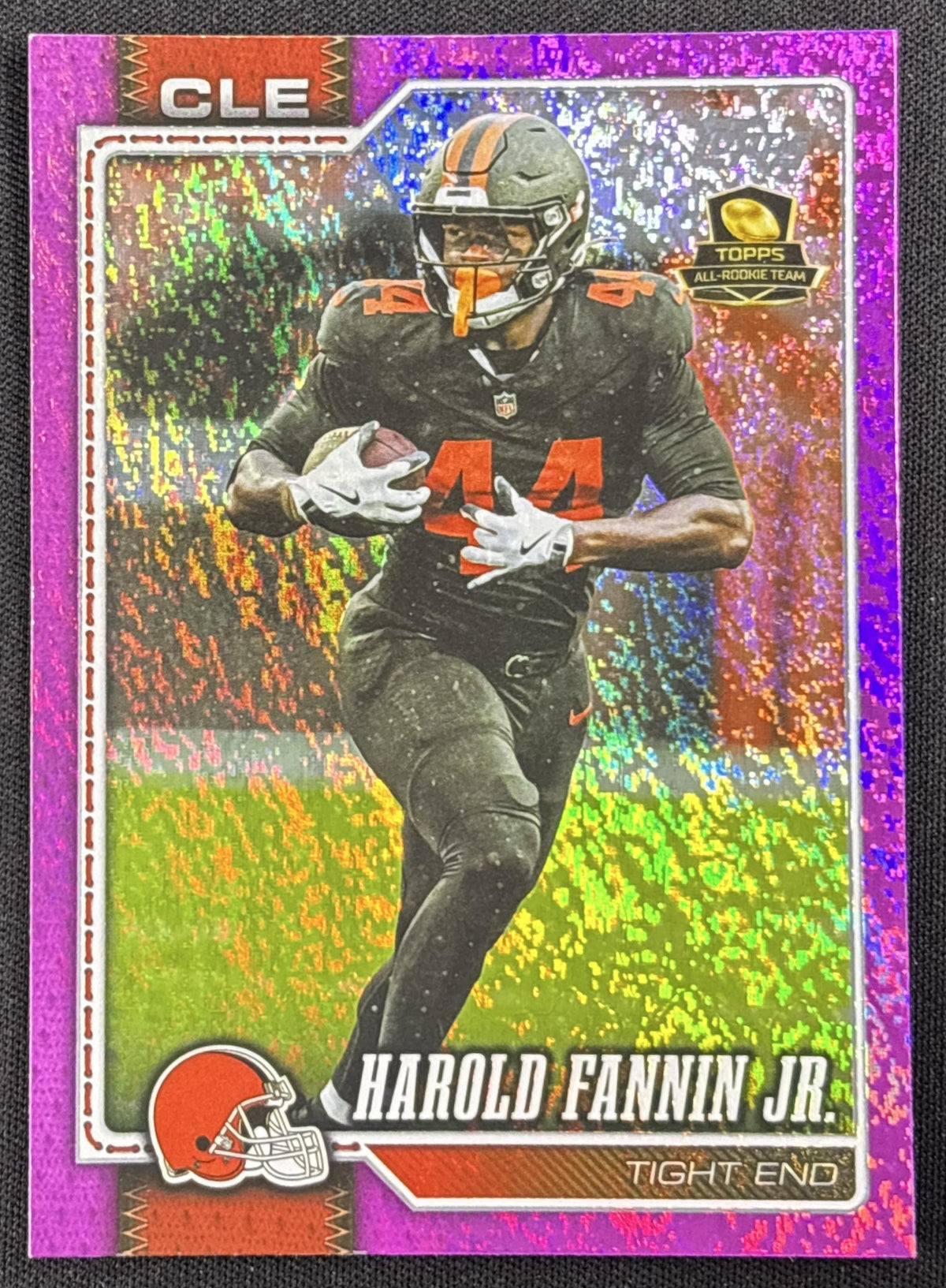Harold Fannin Jr. 2026 Topps Pink Holo Foil Browns