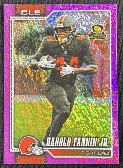Harold Fannin Jr. 2026 Topps Pink Holo Foil Browns