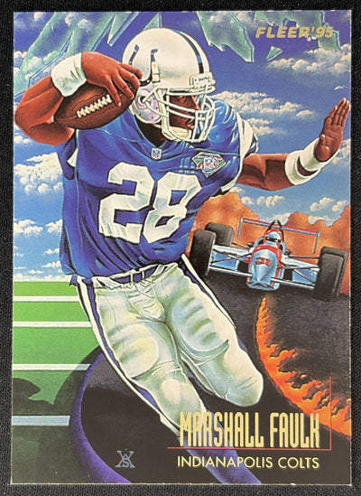Marshall Faulk 1995 Fleer Pro Visions Colts Sports Trading Cards