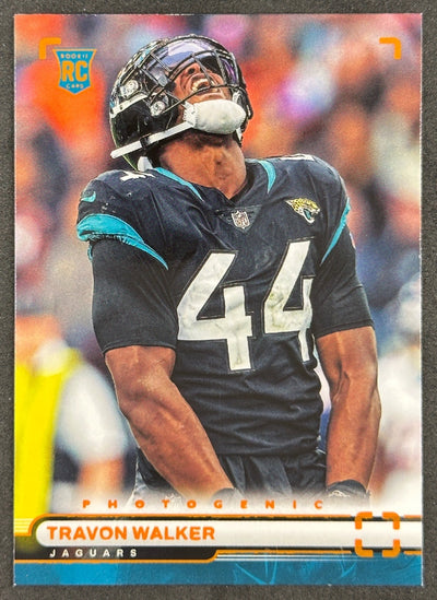 Travon Walker 2022 Chronicles Photogenic Orange Rookie Jaguars Sports Trading Card