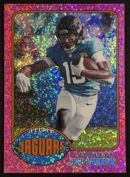 Josh Cameron 2026 Topps Heritage Chrome Pink Sparkle Jaguars