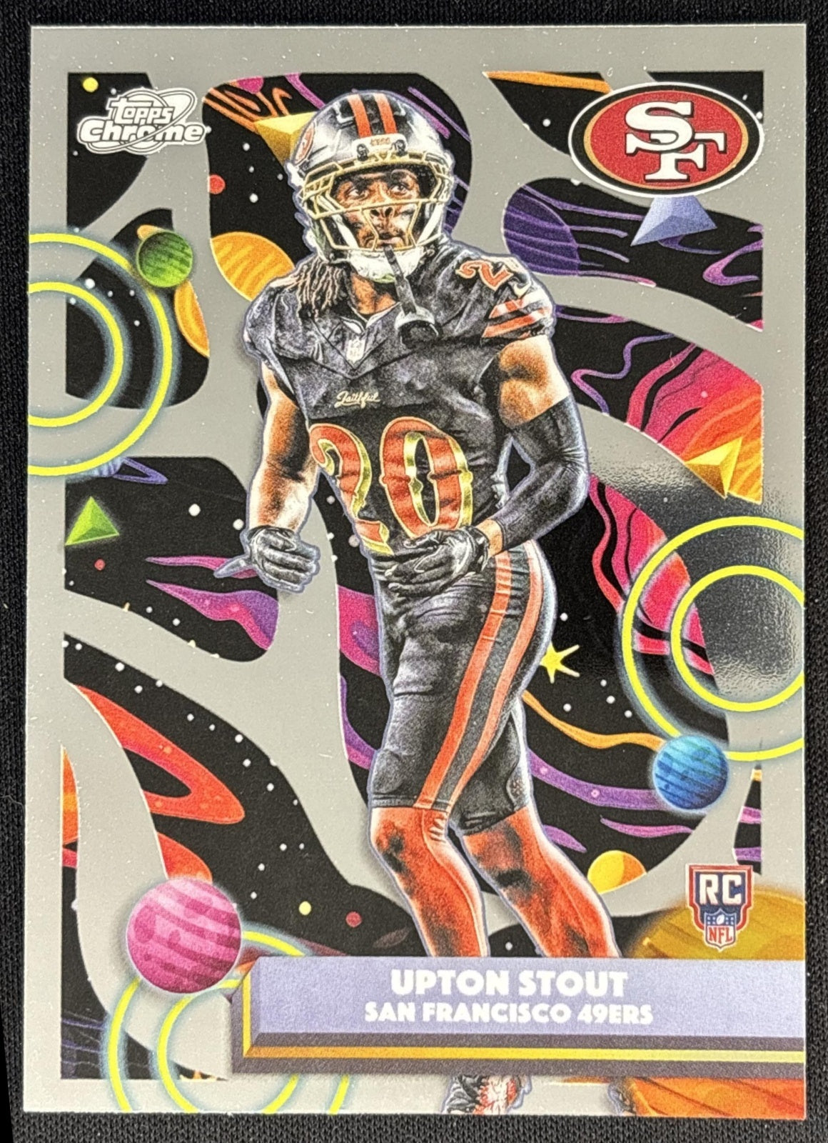 Upton Stout 2025 Topps Cosmic Chrome 49ers