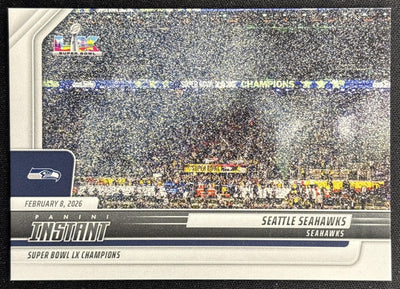 Seattle Seahawks 2025 Panini Instant NFL Sports Trading Cards