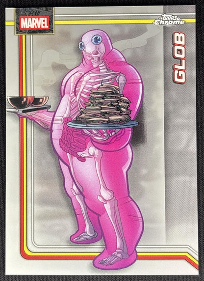 Glob 2026 Topps Chrome Marvel Comics front