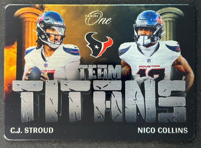 Nico Collins C.J. Stroud 2024 One Team Titans Texans Default Title Sports Trading Cards