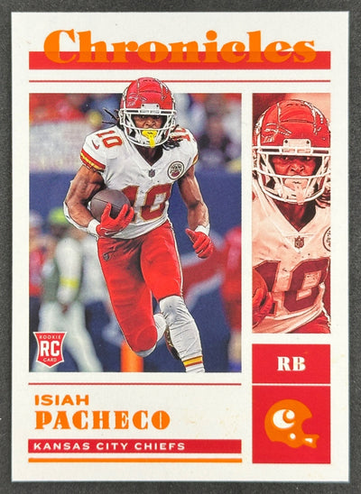 Isiah Pacheco 2022 Chronicles Orange Chiefs Sports Trading Card