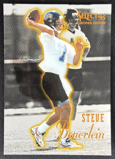 Steve Beuerlein 1995 Pinnacle Select Certified Jaguars Sports Trading Card