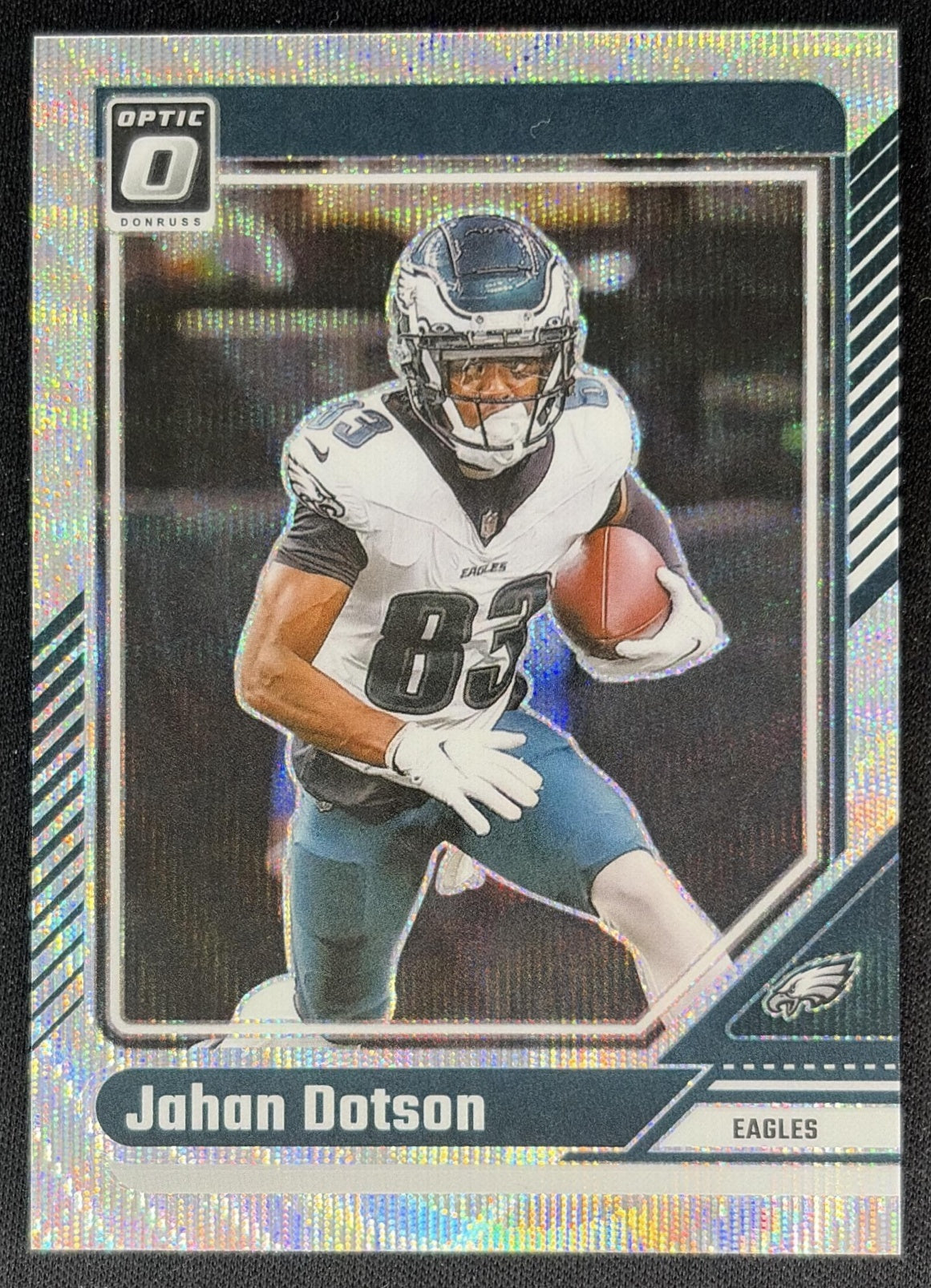 Jahan Dotson 2024 Panini Donruss Optic Wave /300 Eagles front