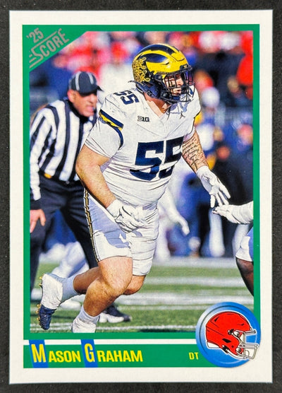 Mason Graham 2025 Score Anniversary Rookie Browns Football
