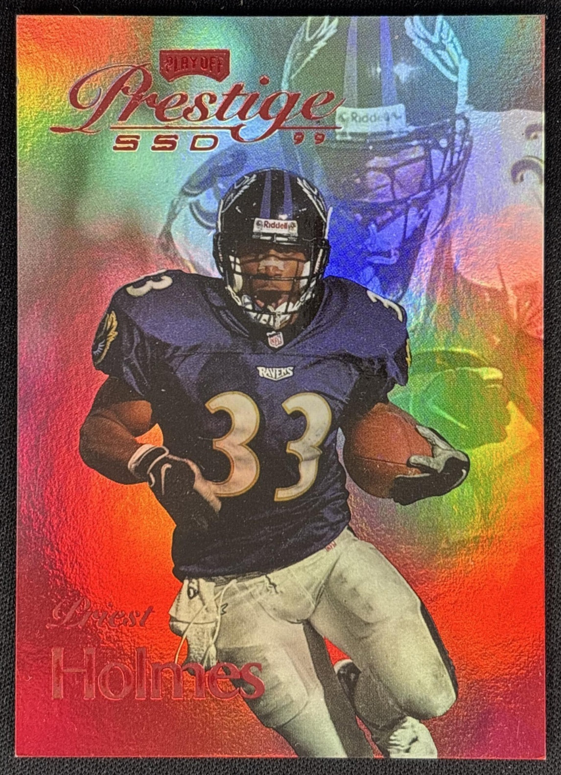 Priest Holmes 1999 Playoff Prestige SSD Spectrum Red /500 Ravens front