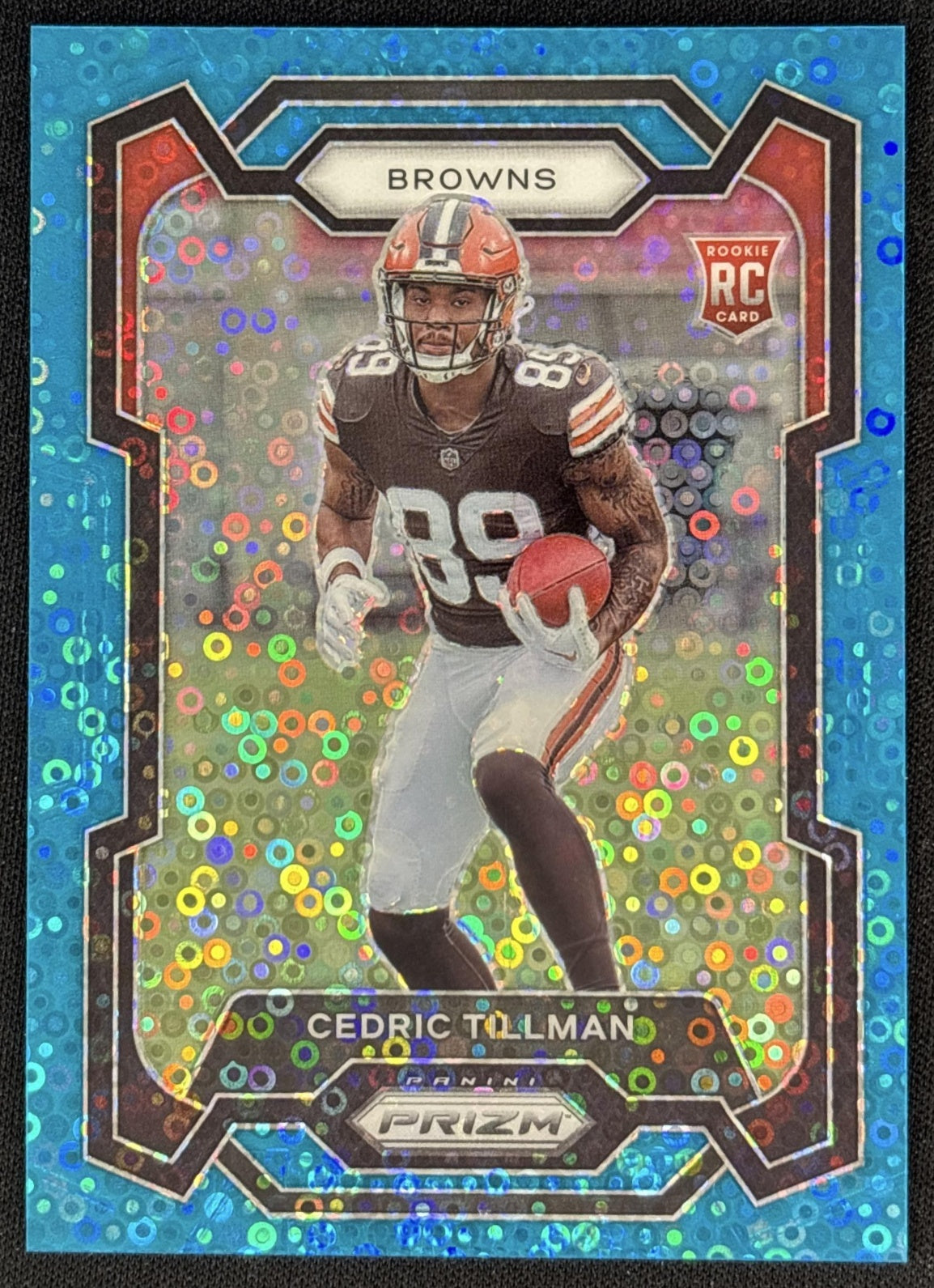 Cedric Tillman 2023 Panini Prizm No Huddle Blue /95 Browns