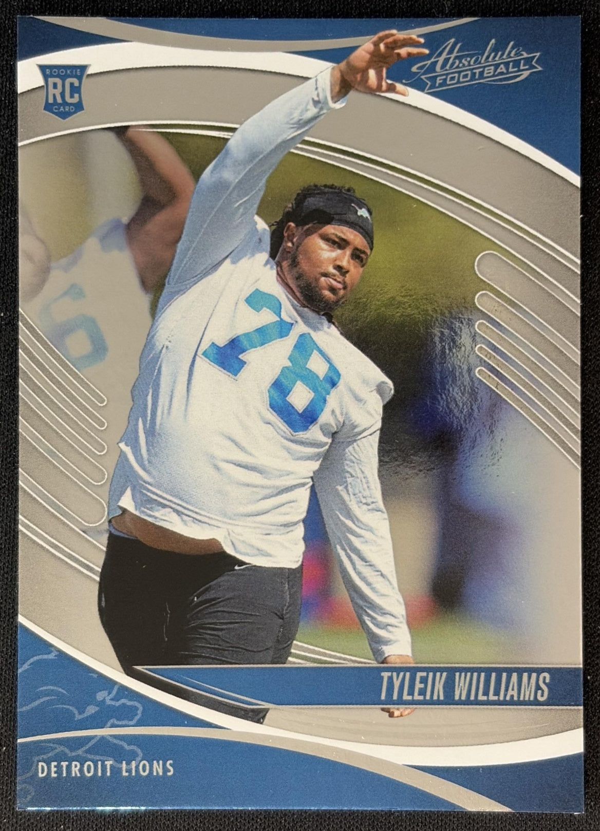 Tyleik Williams 2025 Panini Absolute Rookies Lions Sports Trading Cards