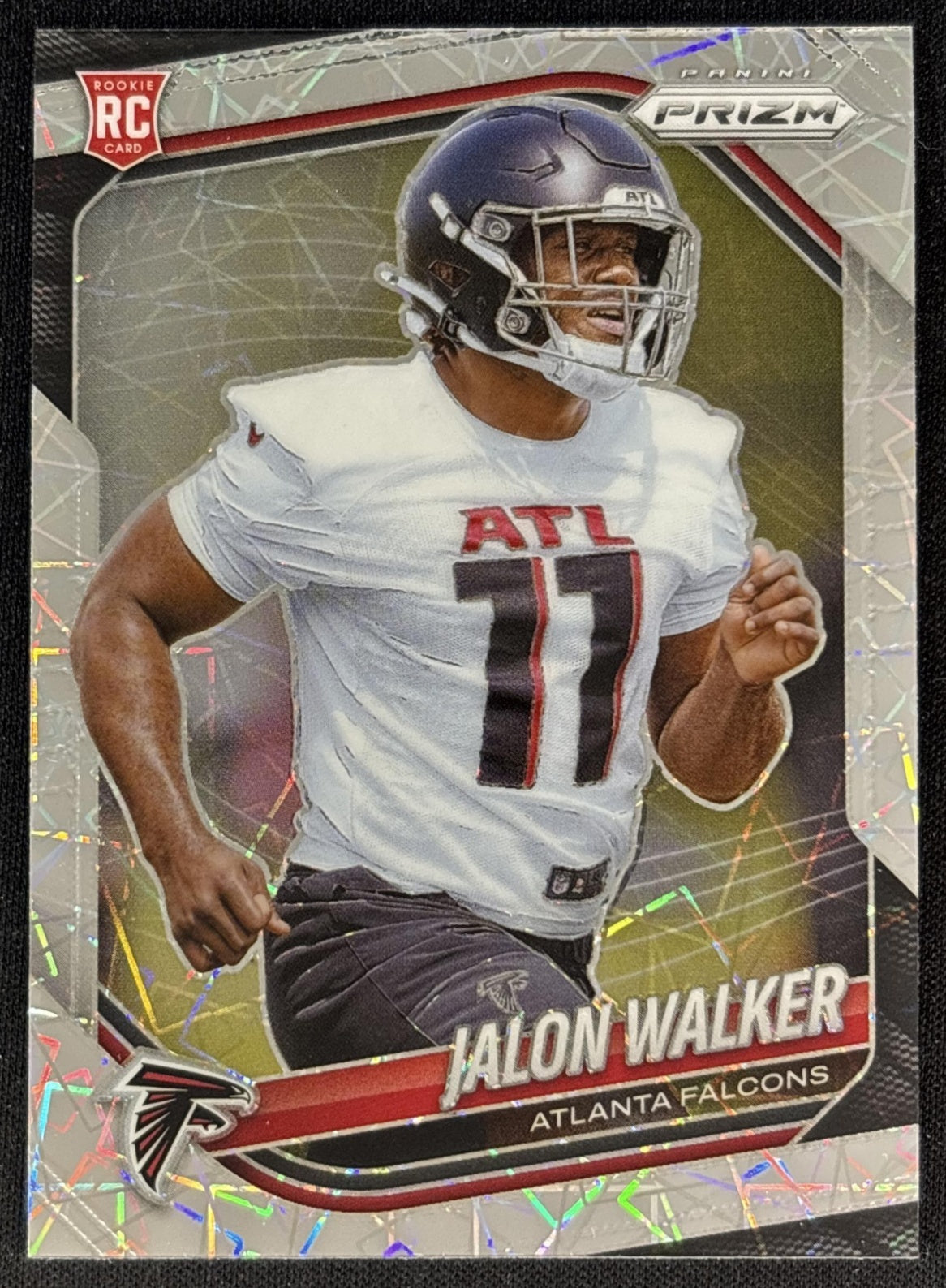 Jalon Walker 2025 Panini Prizm Lazer Falcons