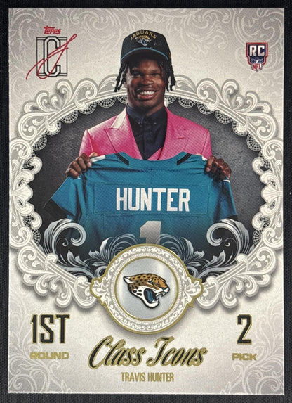 Travis Hunter 2025 Topps Signature Class Icons Jaguars front