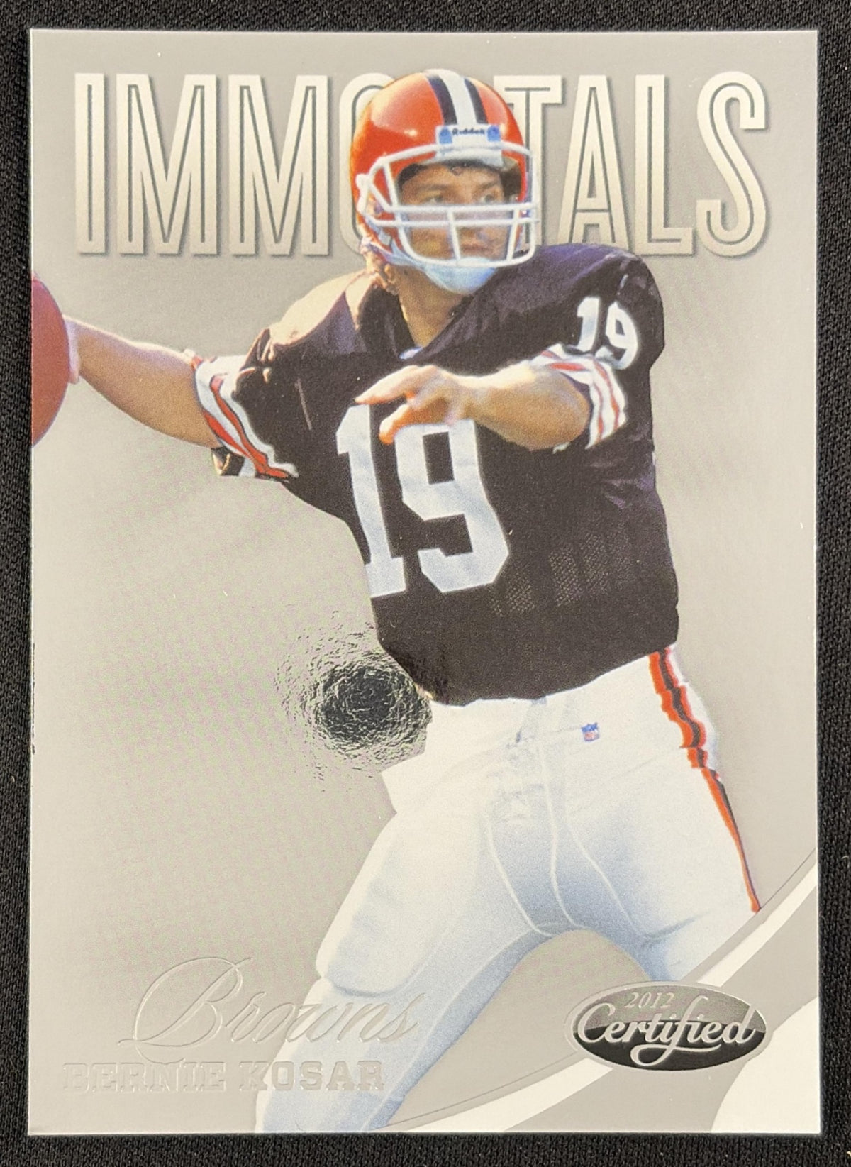 Bernie Kosar 2012 Panini Certified /999 Browns
