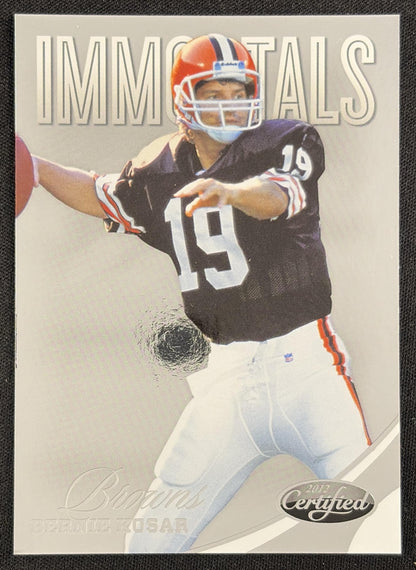 Bernie Kosar 2012 Panini Certified /999 Browns