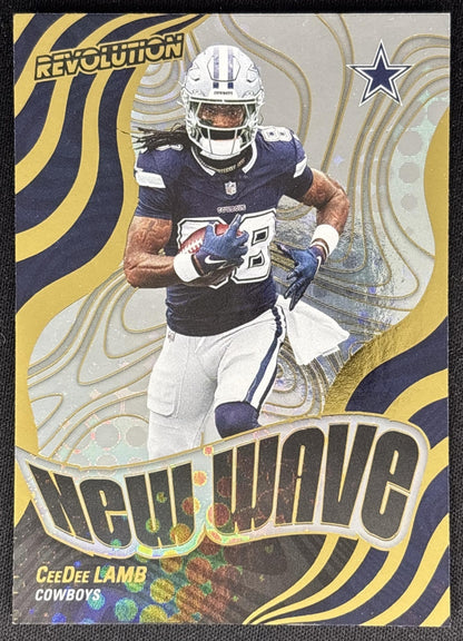CeeDee Lamb 2025 Panini Revolution New Wave Cowboys Sports Trading Cards