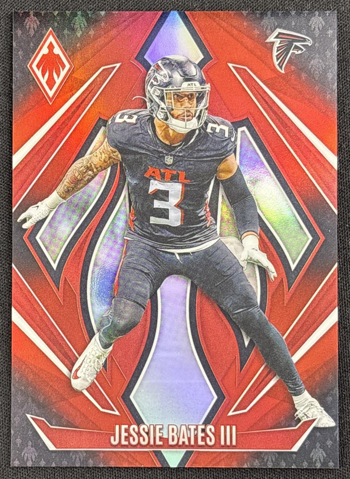 Jessie Bates III 2024 Panini Phoenix Red Fade /299 Falcons