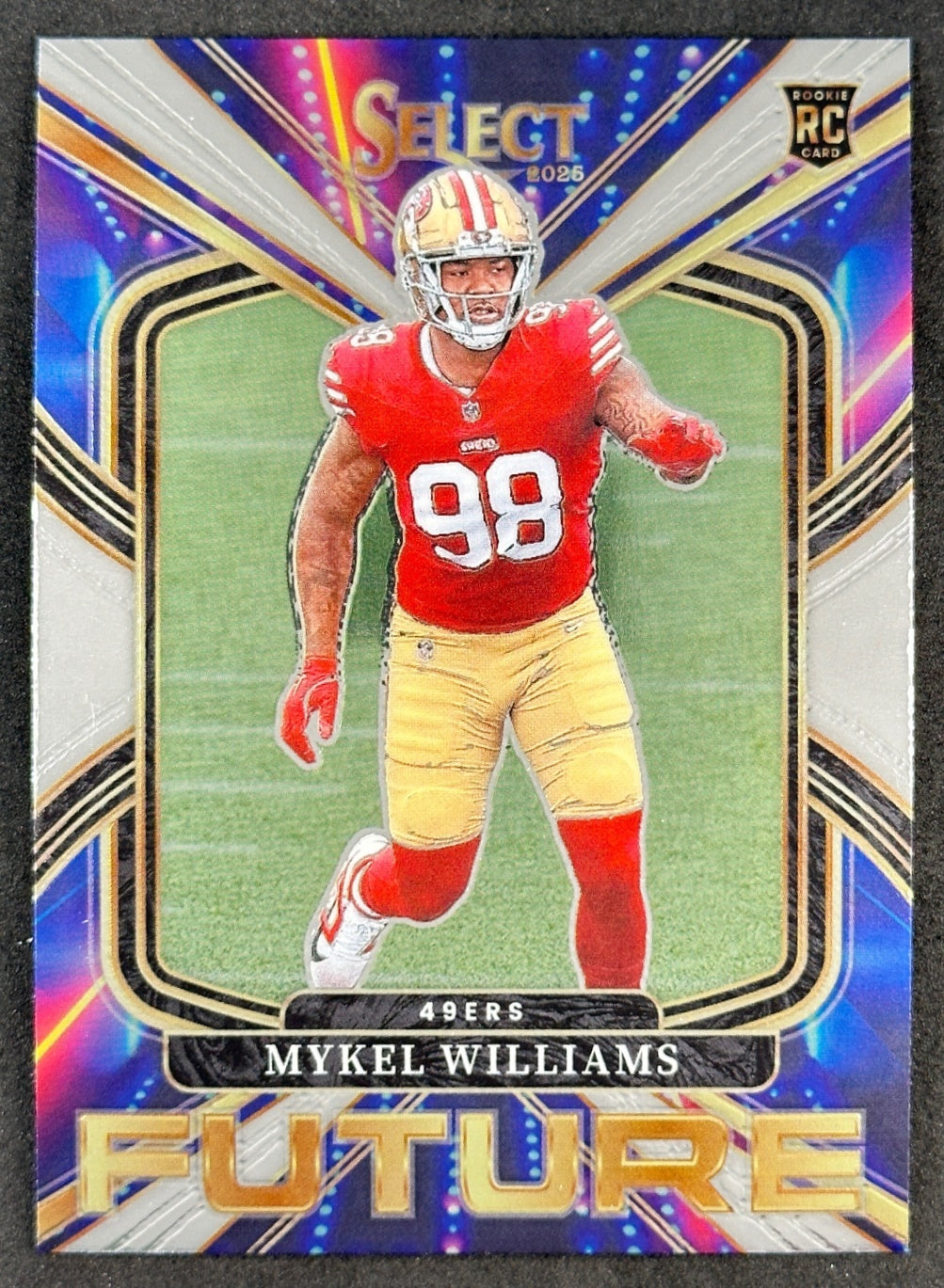 Mykel Williams 2025 Select Future 49ers Sports Trading Cards