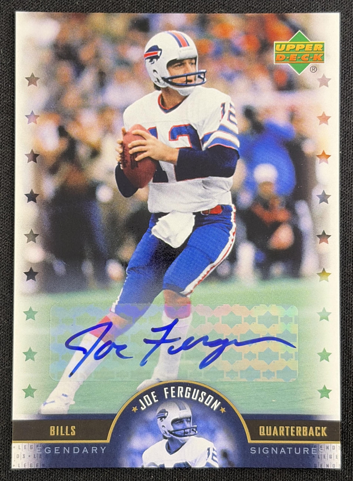 Joe Ferguson 2005 Upper Deck Legends Legendary Signatures Bills Sports Trading Card