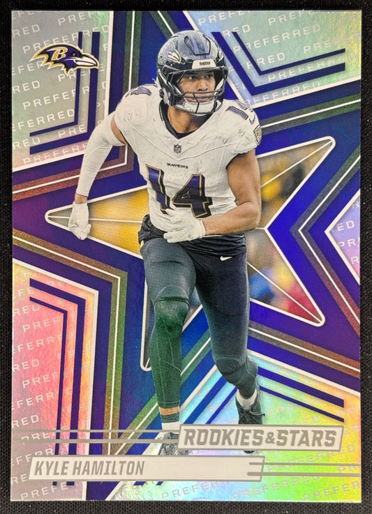 Lamar Jackson 2025 Panini Rookies & Stars Preferred Ravens