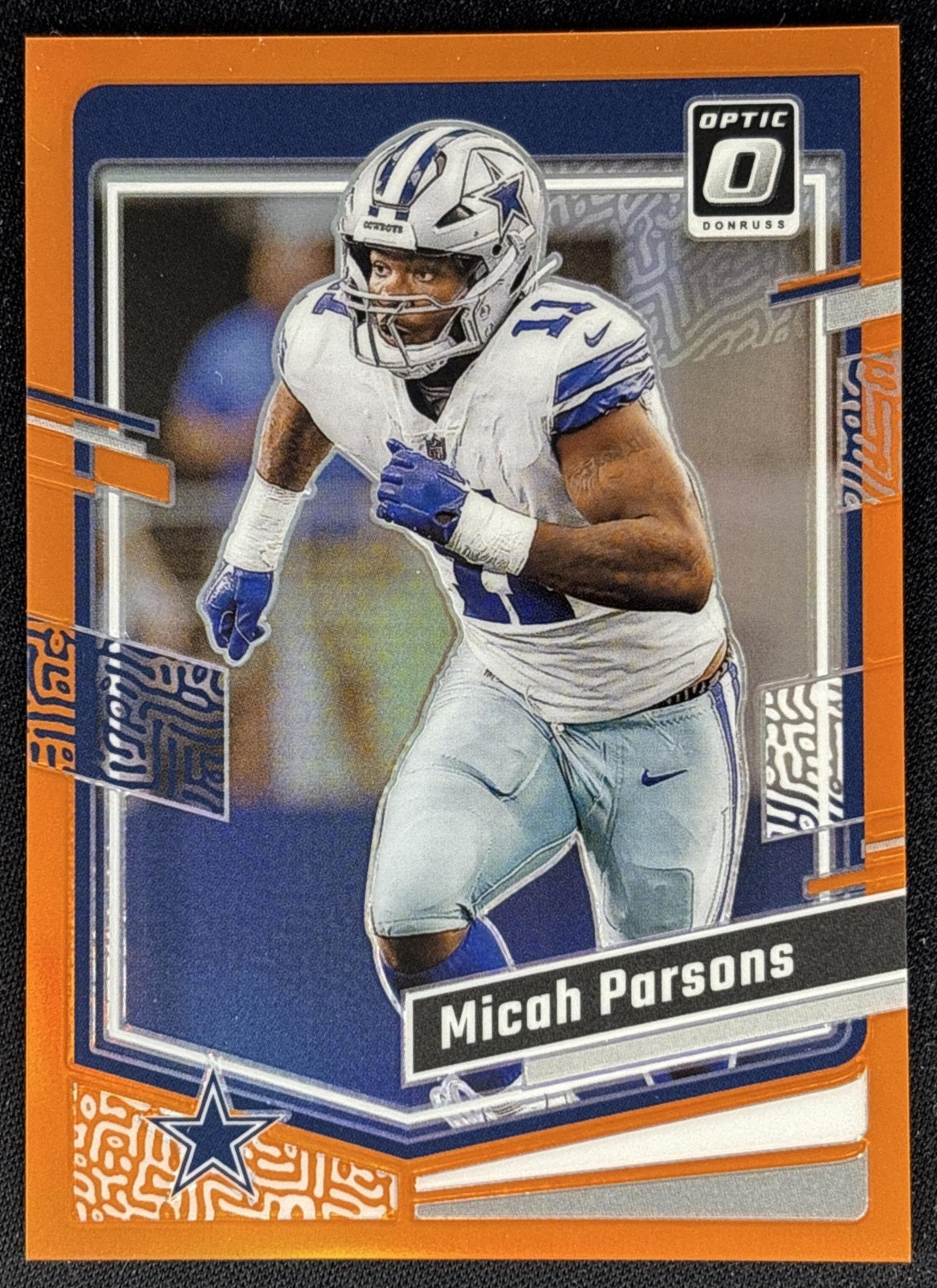 Micah Parsons 2023 Panini Donruss Optic Orange /249 Cowboys